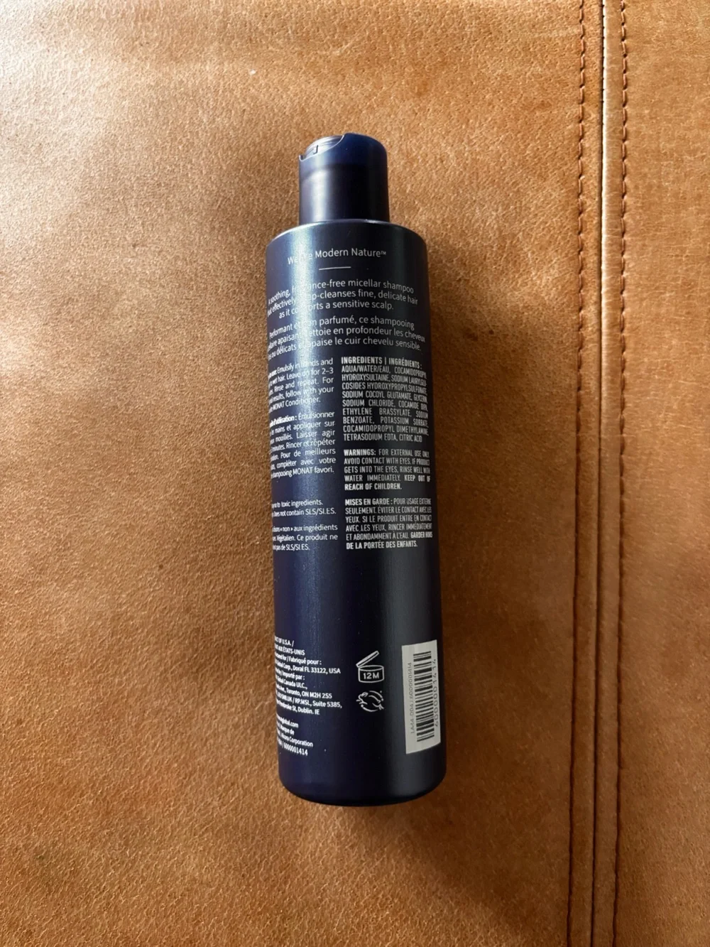 Monat Soothing Micellar Shampoo Delicate Hair Sensitive Scalp 8 fl oz NEW